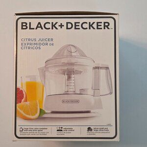 NWT - BLACK+DECKER Citrus Juicer, 32 oz, Model  CJ650